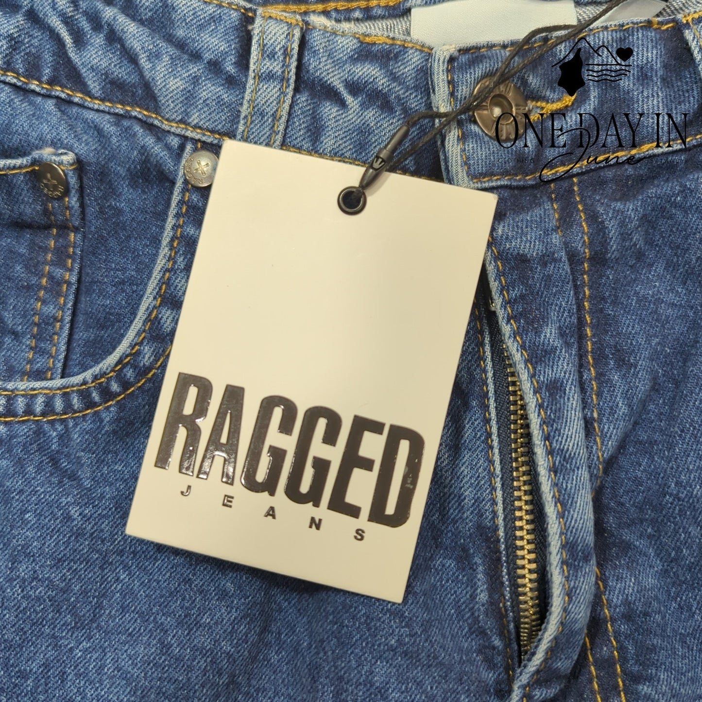 Ragged Jeans Straight Leg Jeans Size 18 (34)