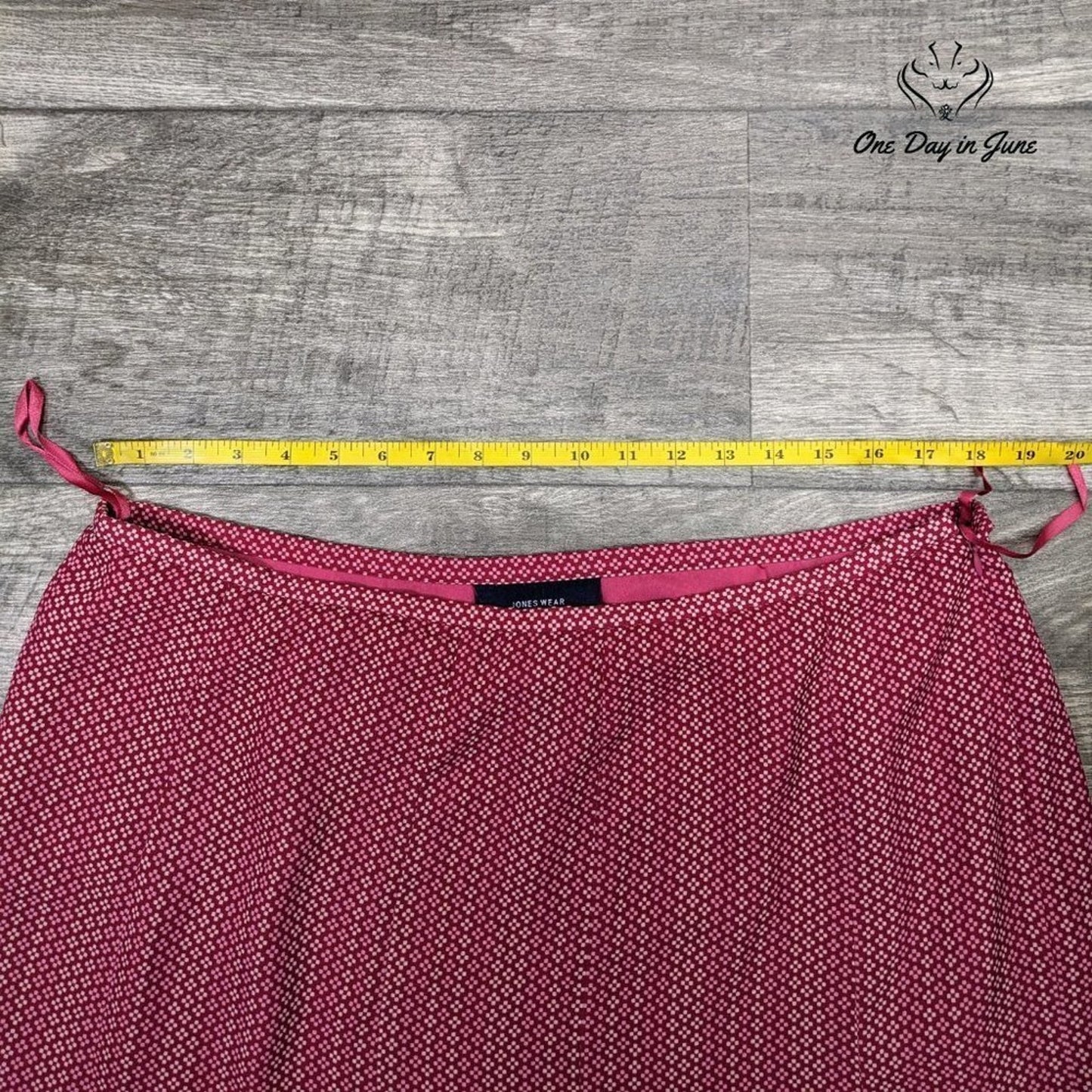 Jones Wear Layered Midi Skirt Size 18