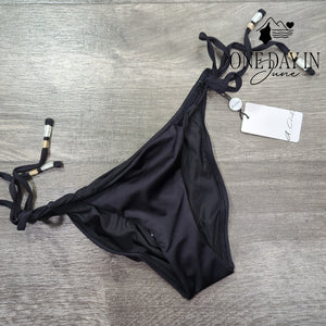 A.Che Jolie String Ruched Back Bikini Bottom Size S