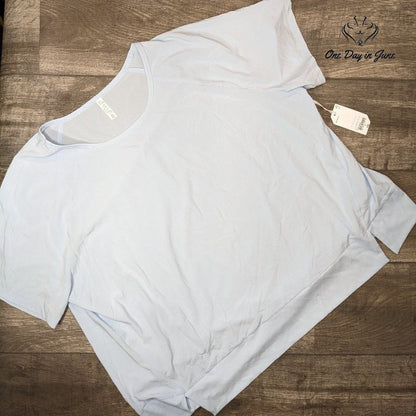 Stylus Plus Size Crew Neck Short Sleeve Top Size 3X