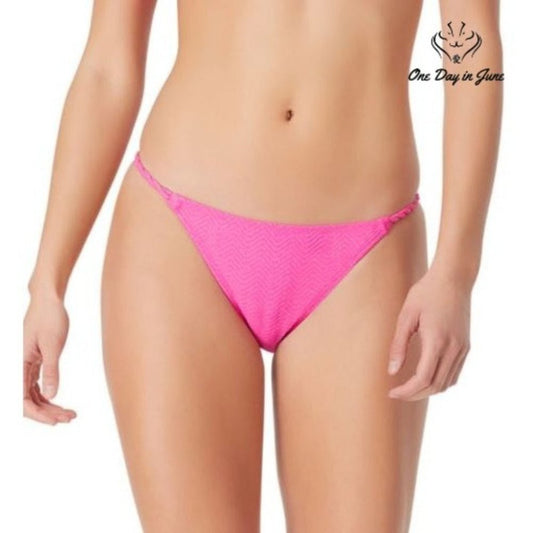 Sugar Beach Textured Hipster Bikini Bottom Size M