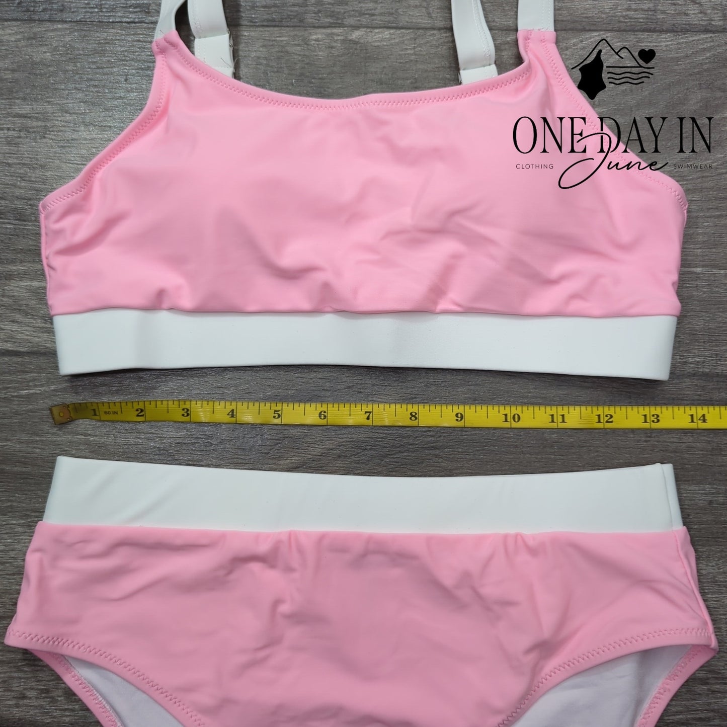 Aleumdr Crop Bikini Swimsuit Size M