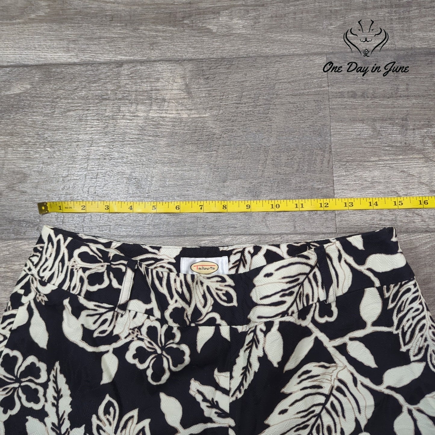 Talbots Floral Dress Pants Size 10