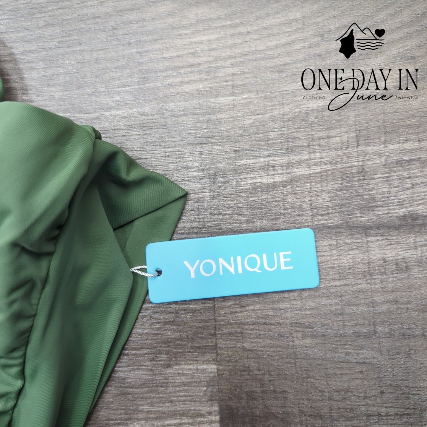 Yonique Blouson Tankini Top Size L