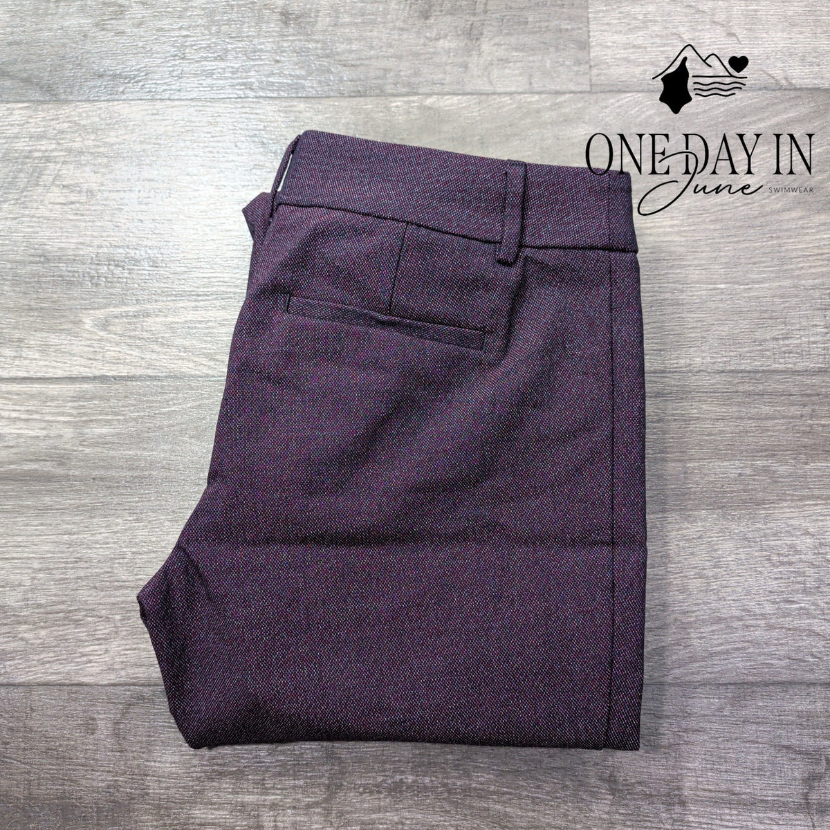 Loft Marisa Trouser Pants Burgundy Textured Straight Leg Career NWT Size 6