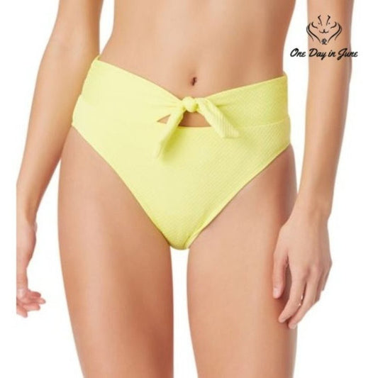 Sugar Beach Textured High Waist Bikini Bottom Size XS