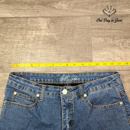 Bill Blass Stretch Bootcut Jeans Size 8