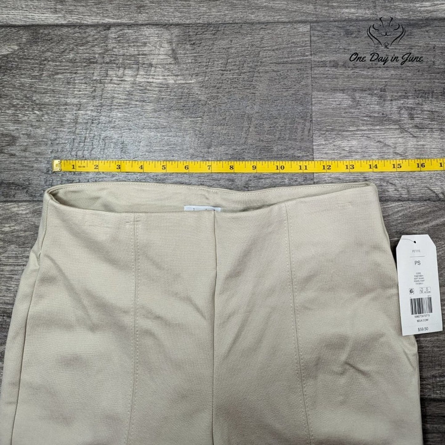 Wonderly Petite Soft Khaki Ponte Pants Size PS