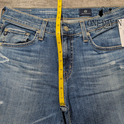 AG Adriano Goldschmied Ex-Boyfriend Slim Slouchy Jean Distressed NWT $215 Size 4