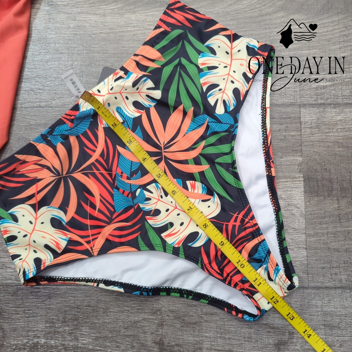 Suuksess Tropical Tankini Swimsuit Size M