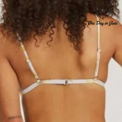 Billabong Skies For Days Ceci Triangle Bikini Top Size M