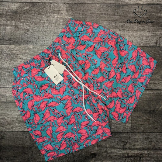 SSLR Flamingo Swim Trunks Size 38