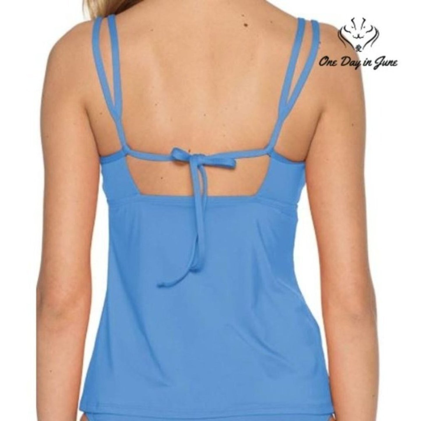 BCA by Rebecca Virtue Virtue Women's Tankini Top Size M