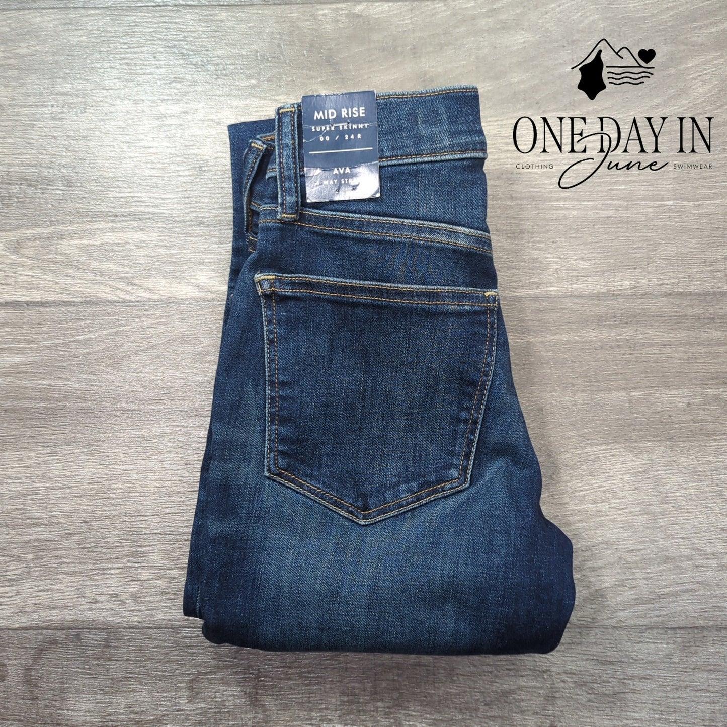 Lucky Brand Ava Mid Rise Super Skinny Jeans Size 00
