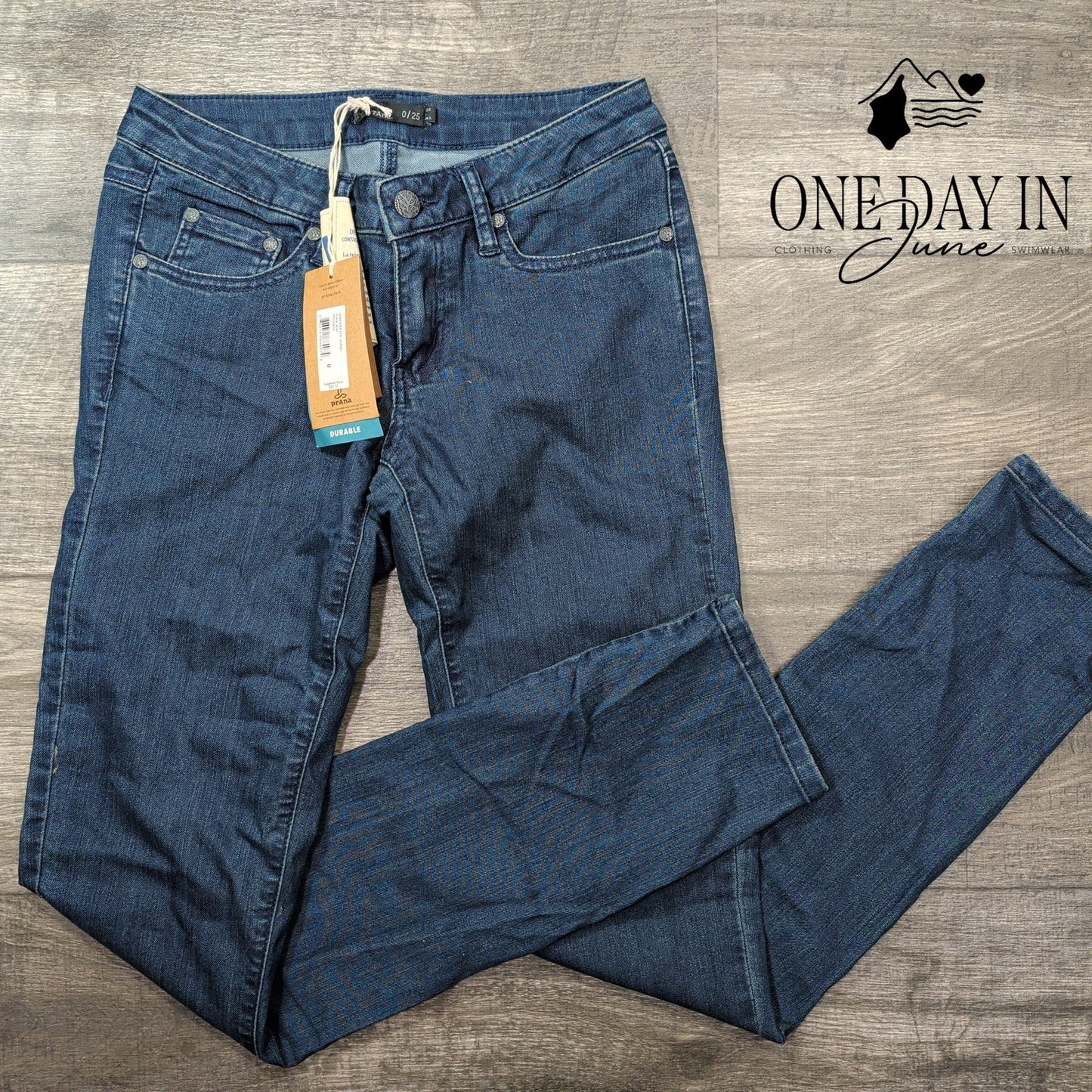 PrAna Low Rise Kara Straight Leg Jeans Size 0