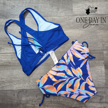Cupshe Tie Back Tie Side Bikini Swimsuit Size S