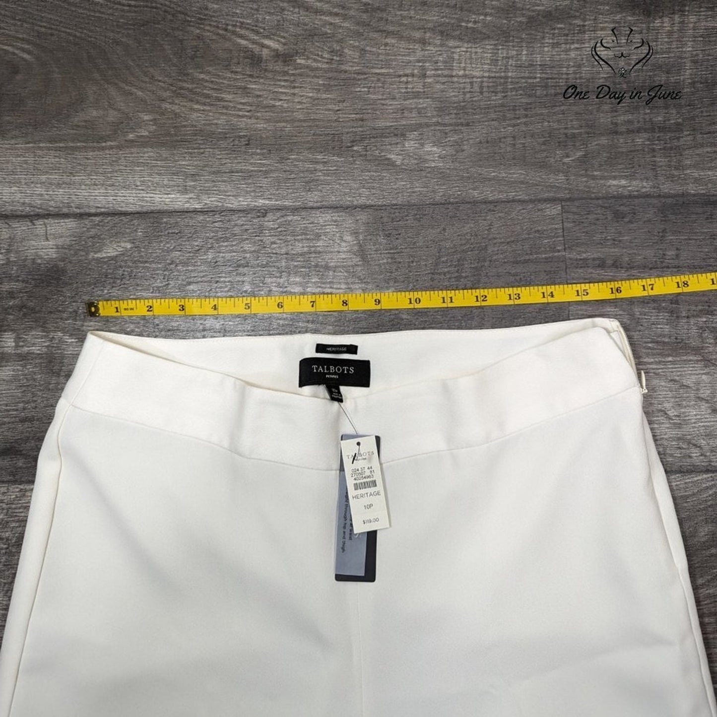 Talbots Heritage Petite Straight Leg Lined Pants Size 10P