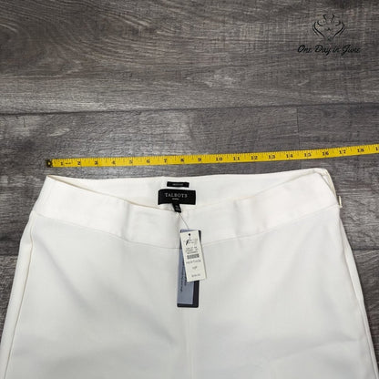 Talbots Heritage Petite Straight Leg Lined Pants Size 10P