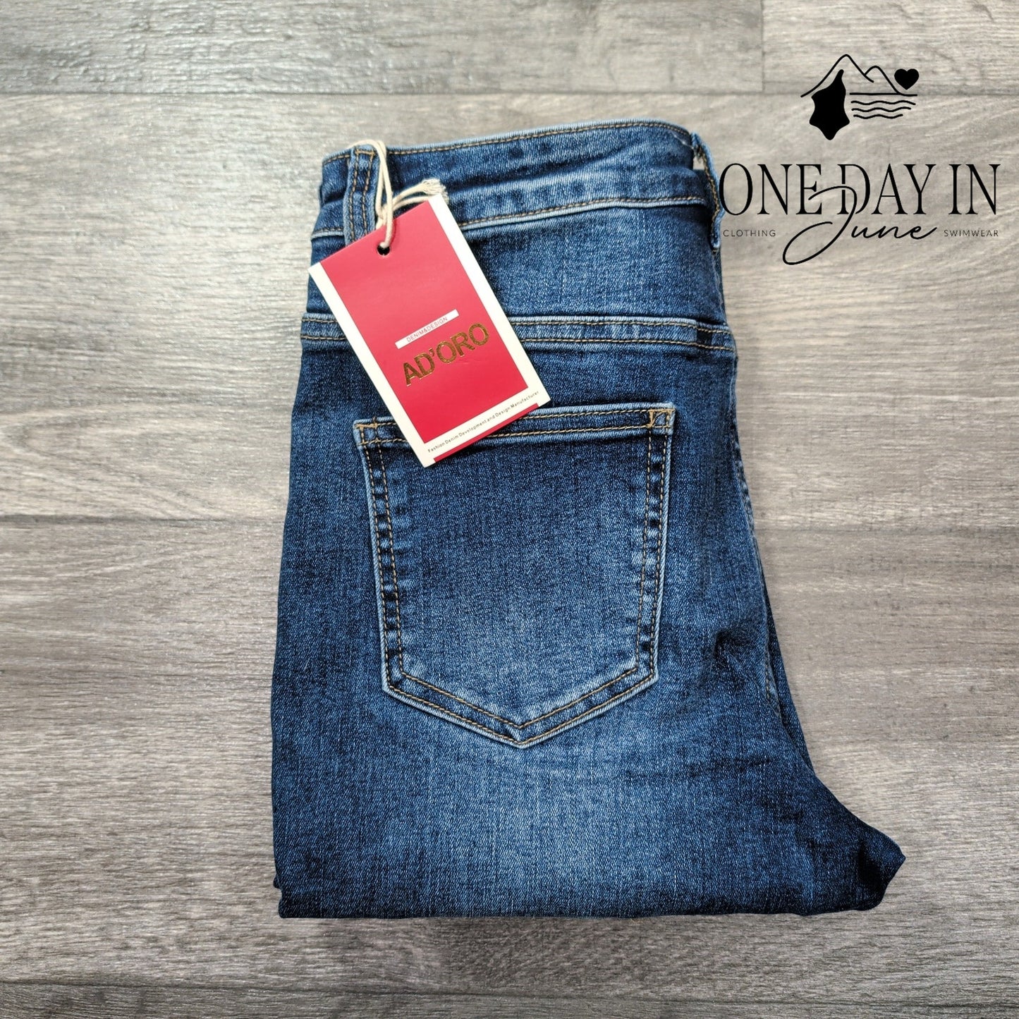 Ad'Oro Skinny Ankle Jeans Size L