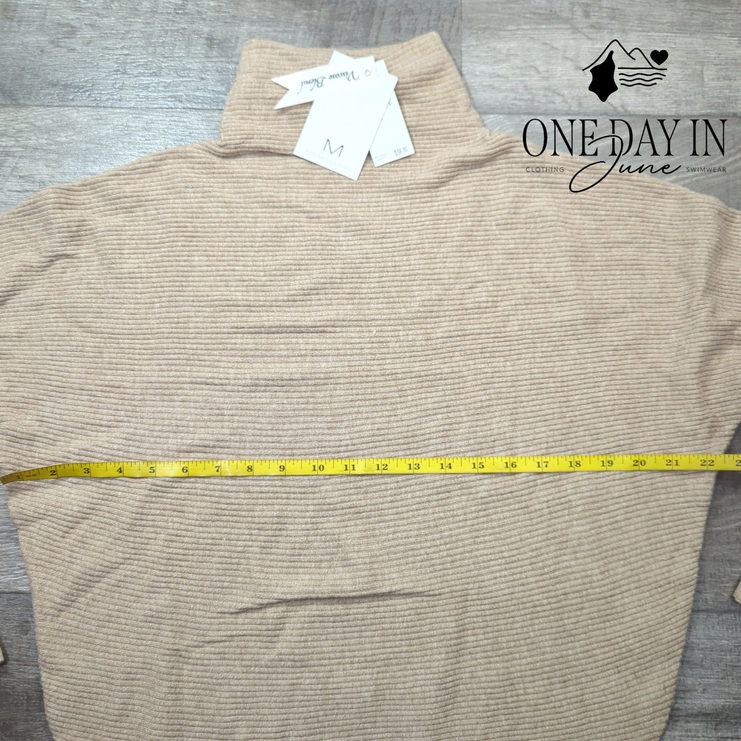 Magaschoni Long Sleeve Mock Crop Sweater Size L