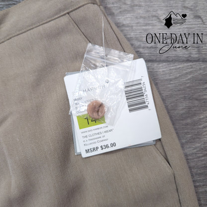 Sag Harbor Comfort Stretch Short Pants Size 14