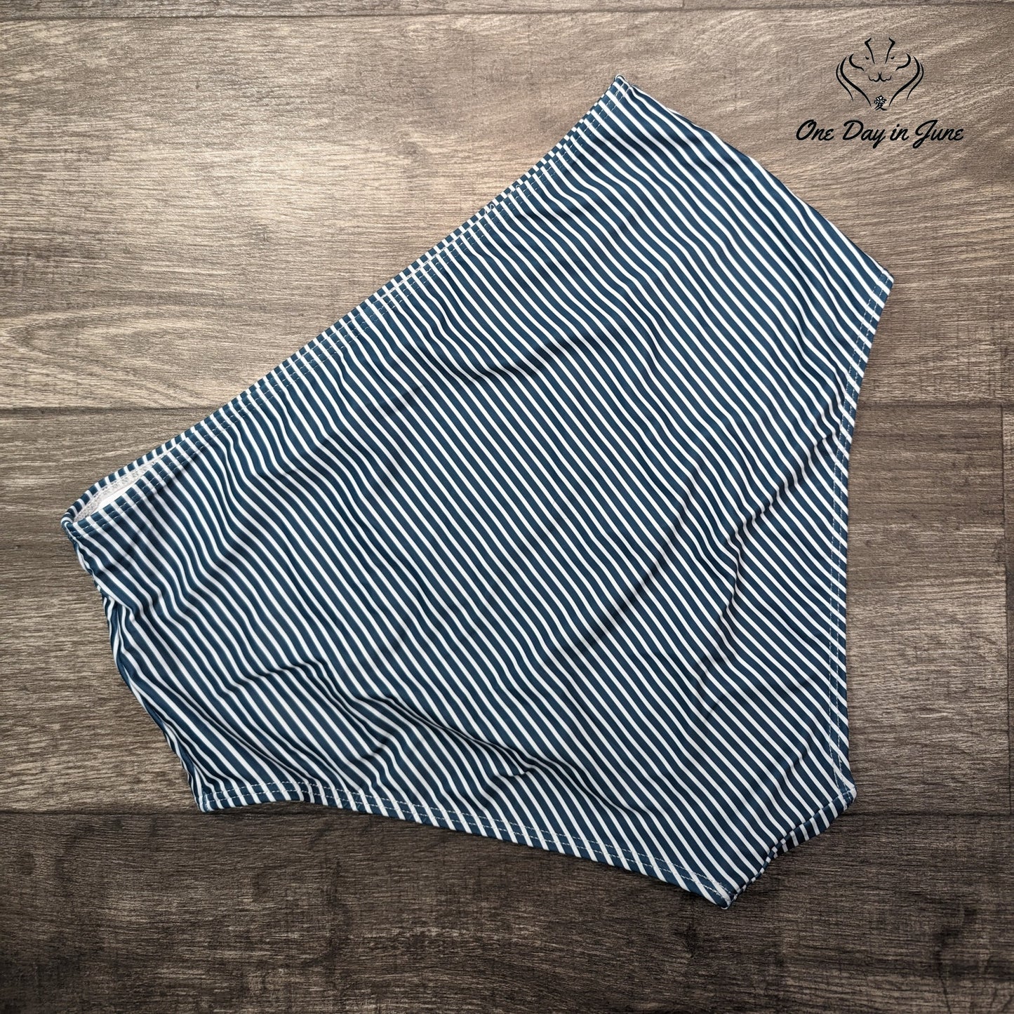 CharmLeaks High Waist Striped Bikini Bottom Size XL