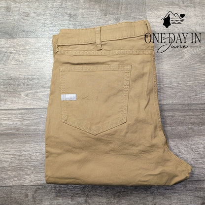Ariat Rebar Perfect Rise Straight Leg Work Pants Field Khaki NWT Size 33 (16)