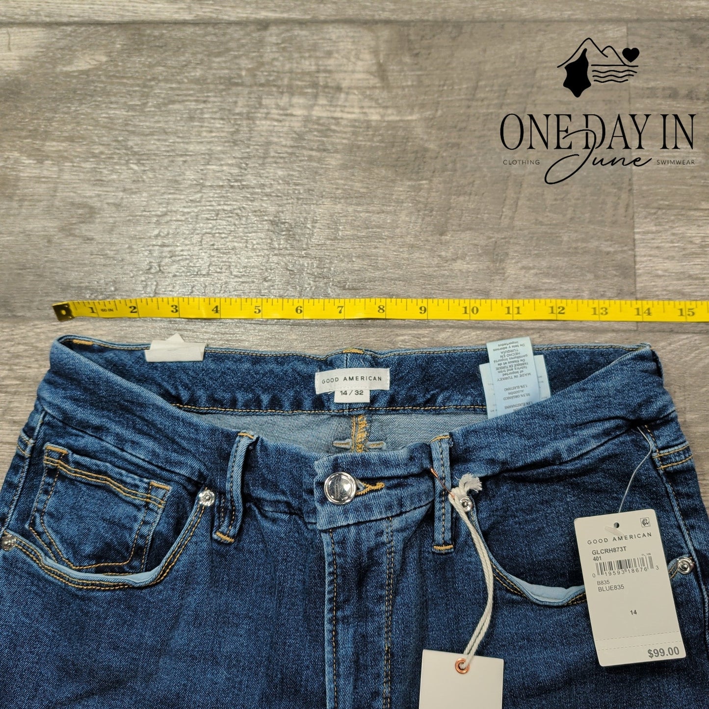 Good American Good Legs Crop Jeans Size 14 (32)