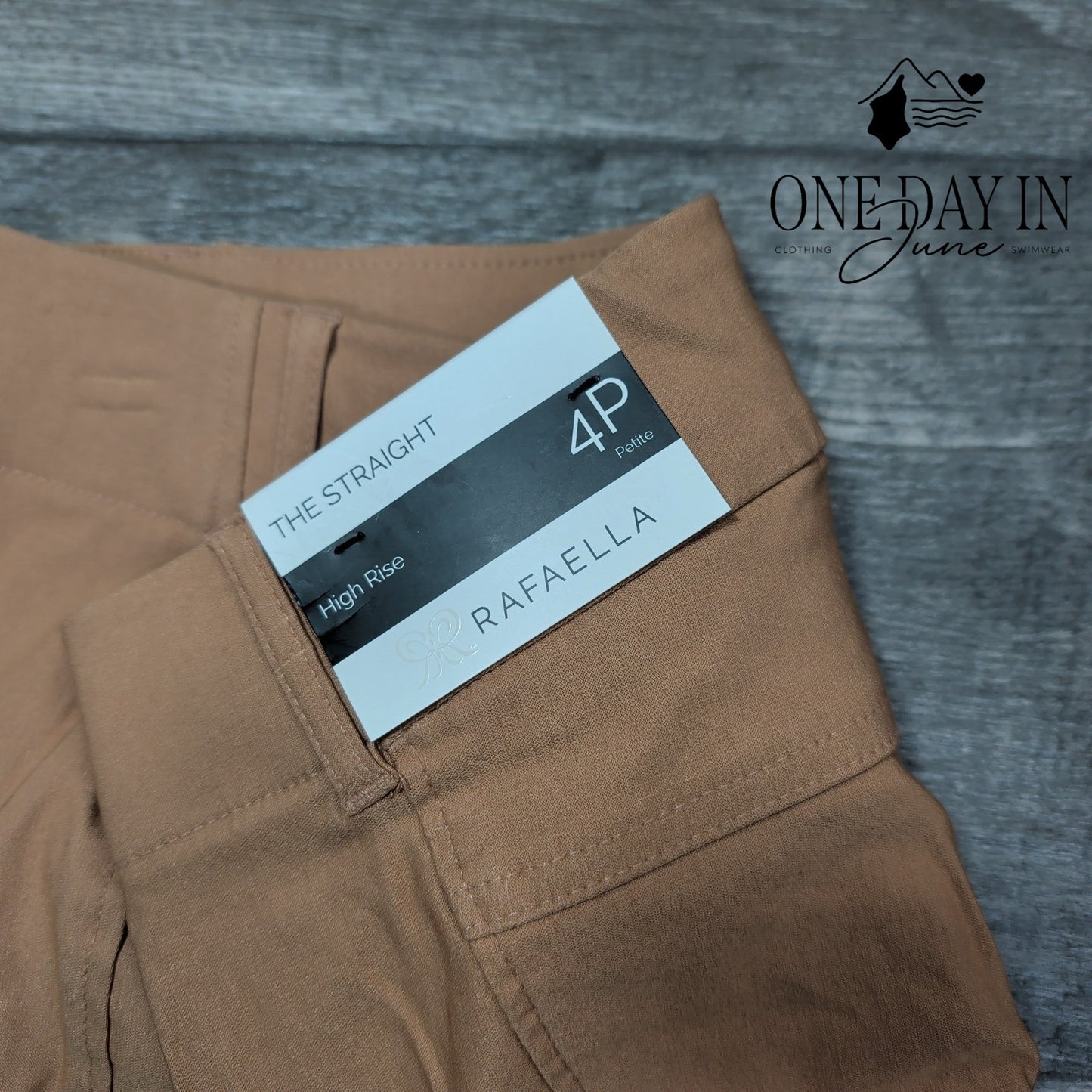 Rafaella Petite High Rise Straight Crop Jeans Size 4P