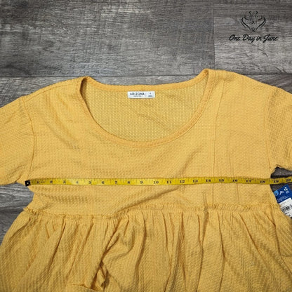 Arizona Jean Co. Juniors Textured Short Sleeve Top Size S