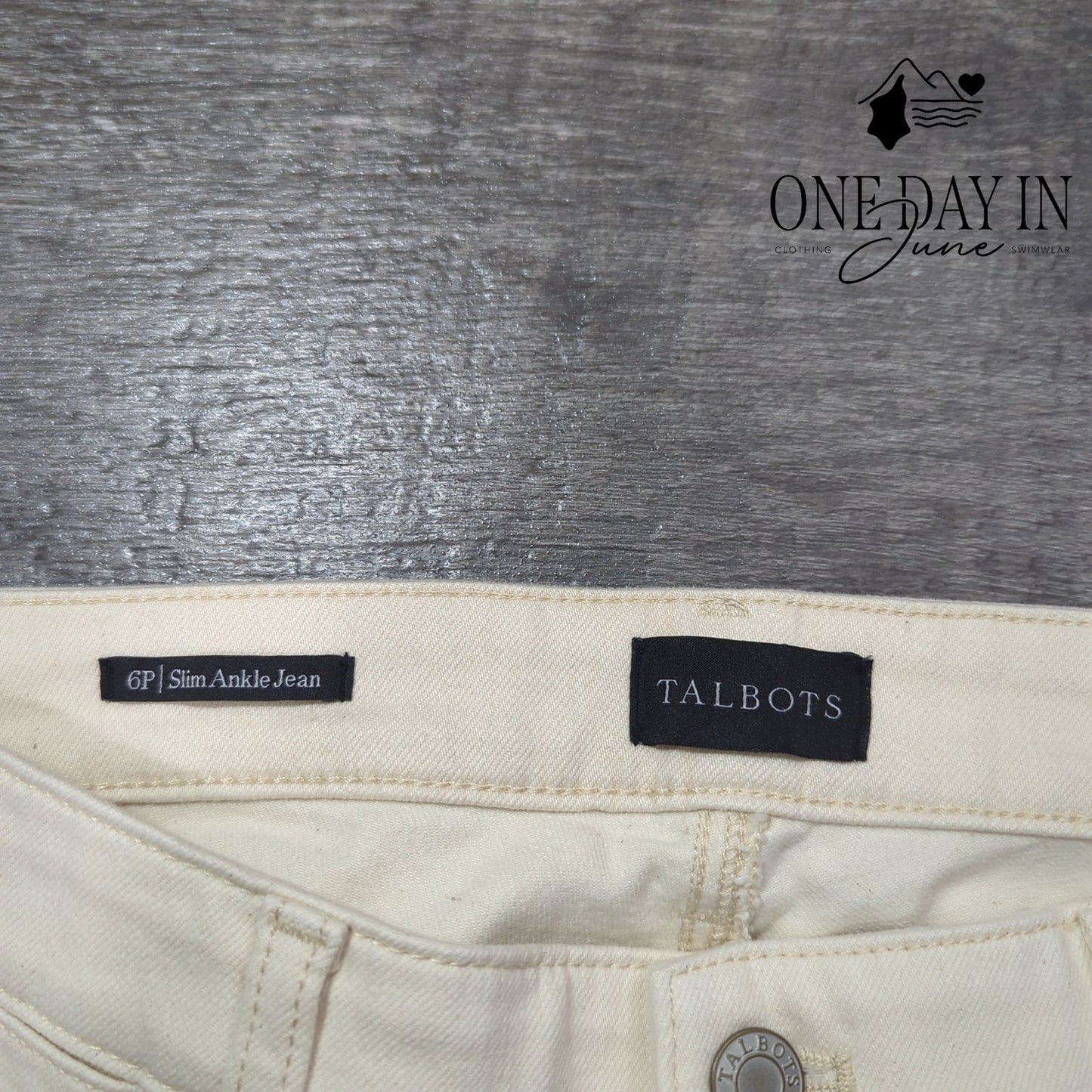 Talbots Petite Slim Ankle Jeans Size 6P