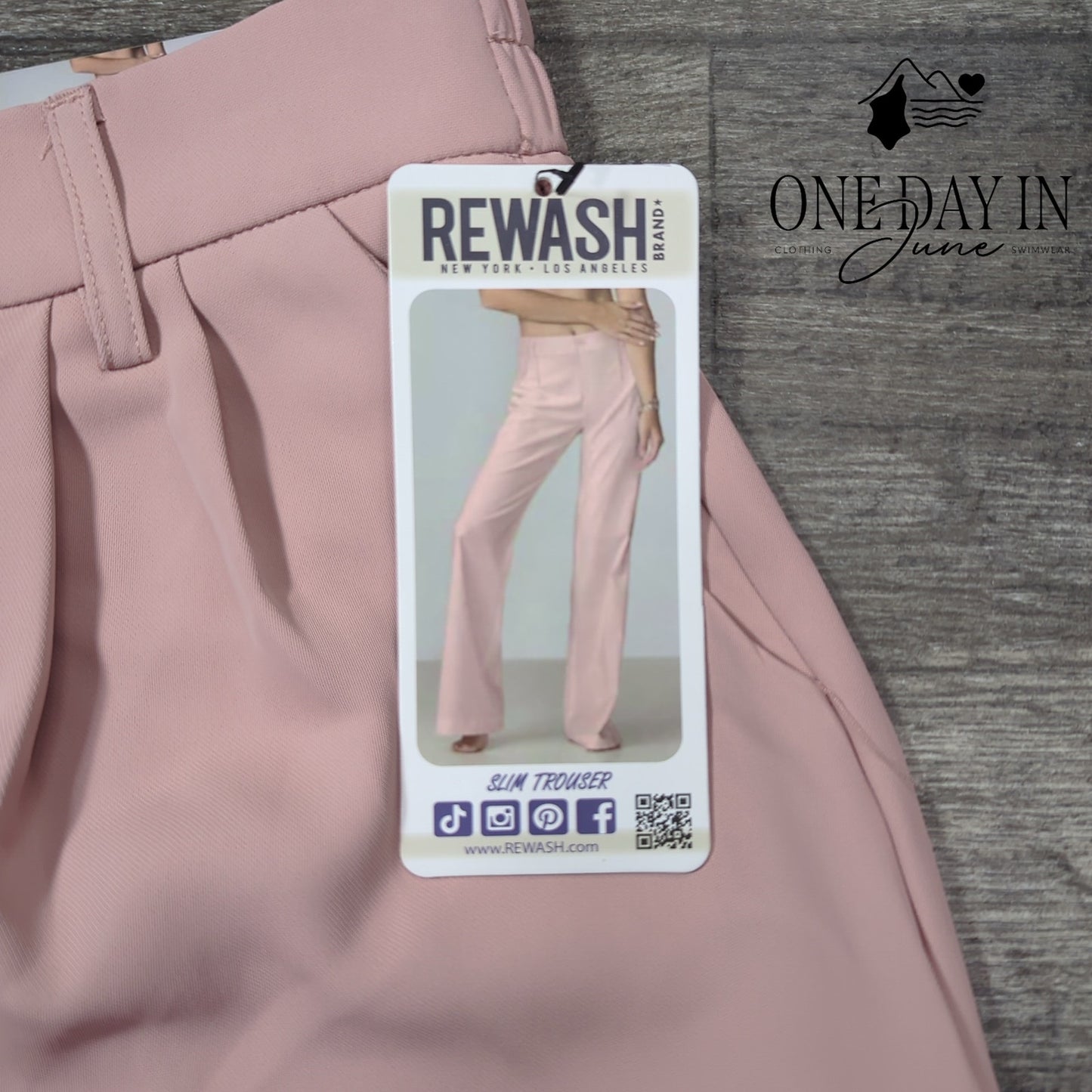 Rewash Juniors Slim Trouser Pants Size 3