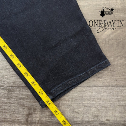 Good American Good Petite Skinny Ankle Jeans Dark Wash NWT $155 Size 28P