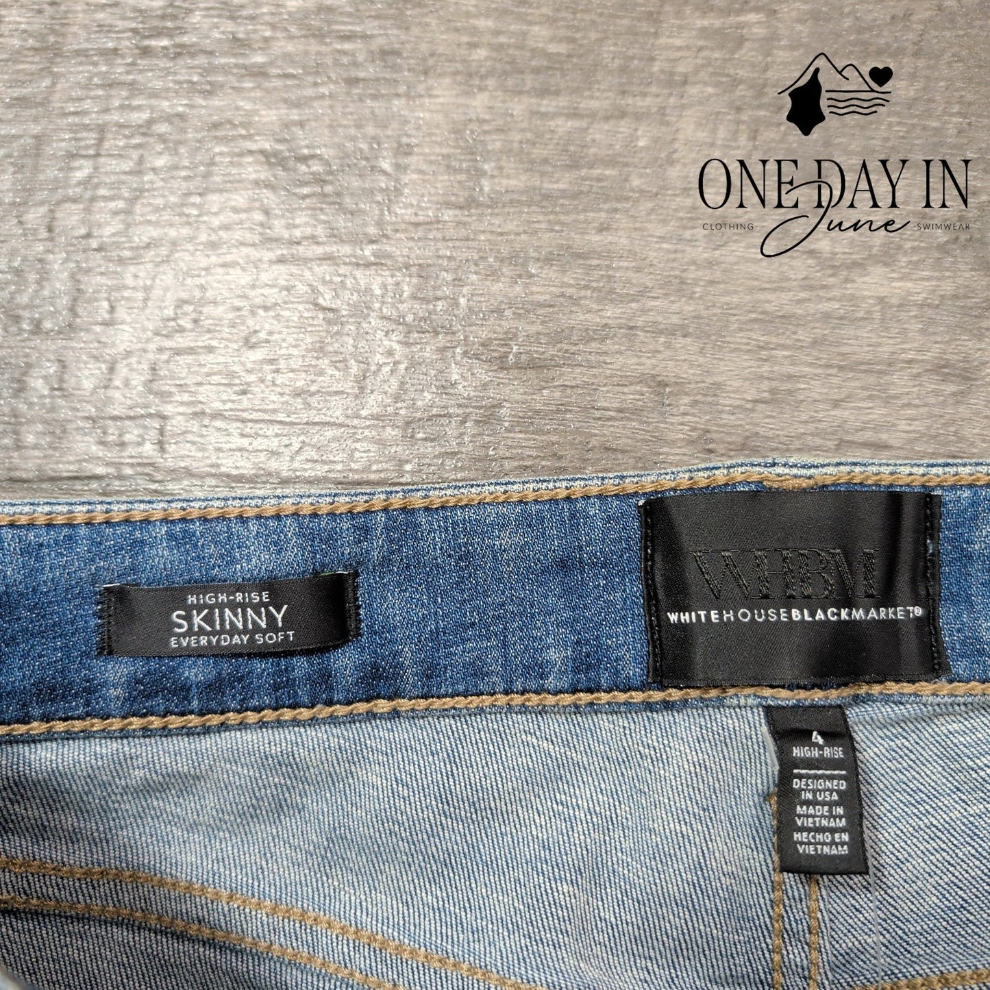 White House Black Market Skinny High Rise Jeans Size 4