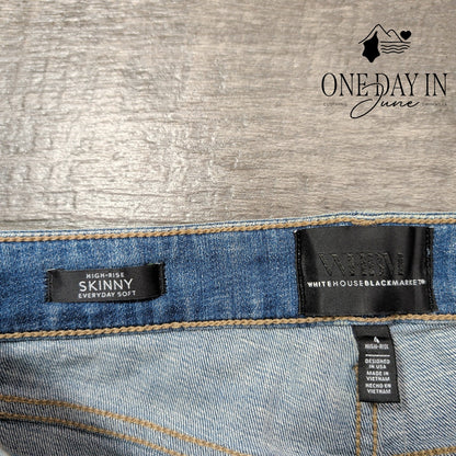 White House Black Market Skinny High Rise Jeans Size 4