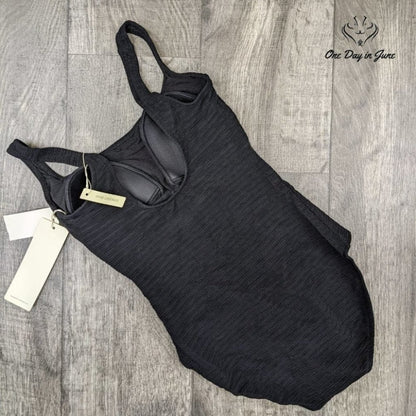 Gottex Deep Dive Square-Neck One-Piece Swimsuit Size 8