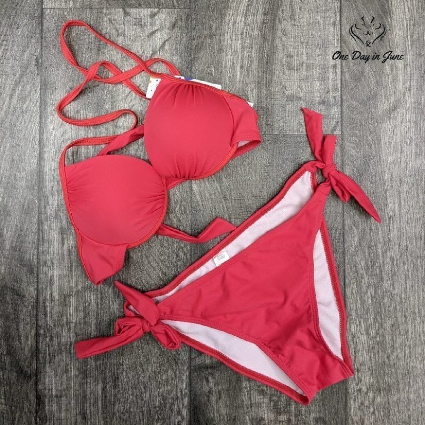 Beautyin Halter Underwire Bikini Size S