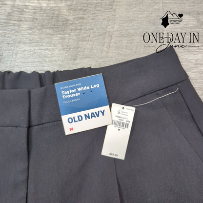 Old Navy Taylor Wide Leg Trouser Pants Size M