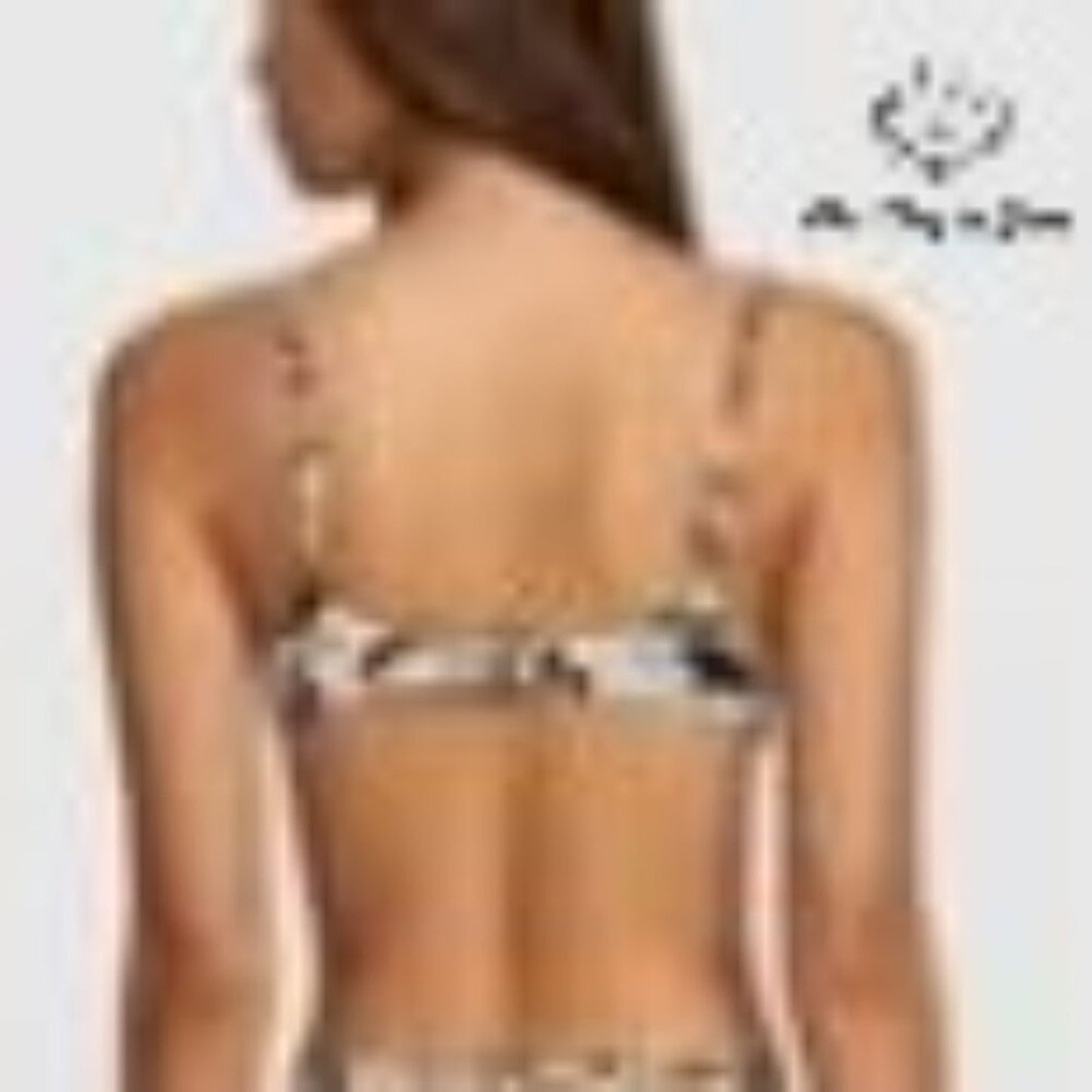RVCA Spring Bound Hi Triangle Bikini Top Floral Halter NWT Size XS