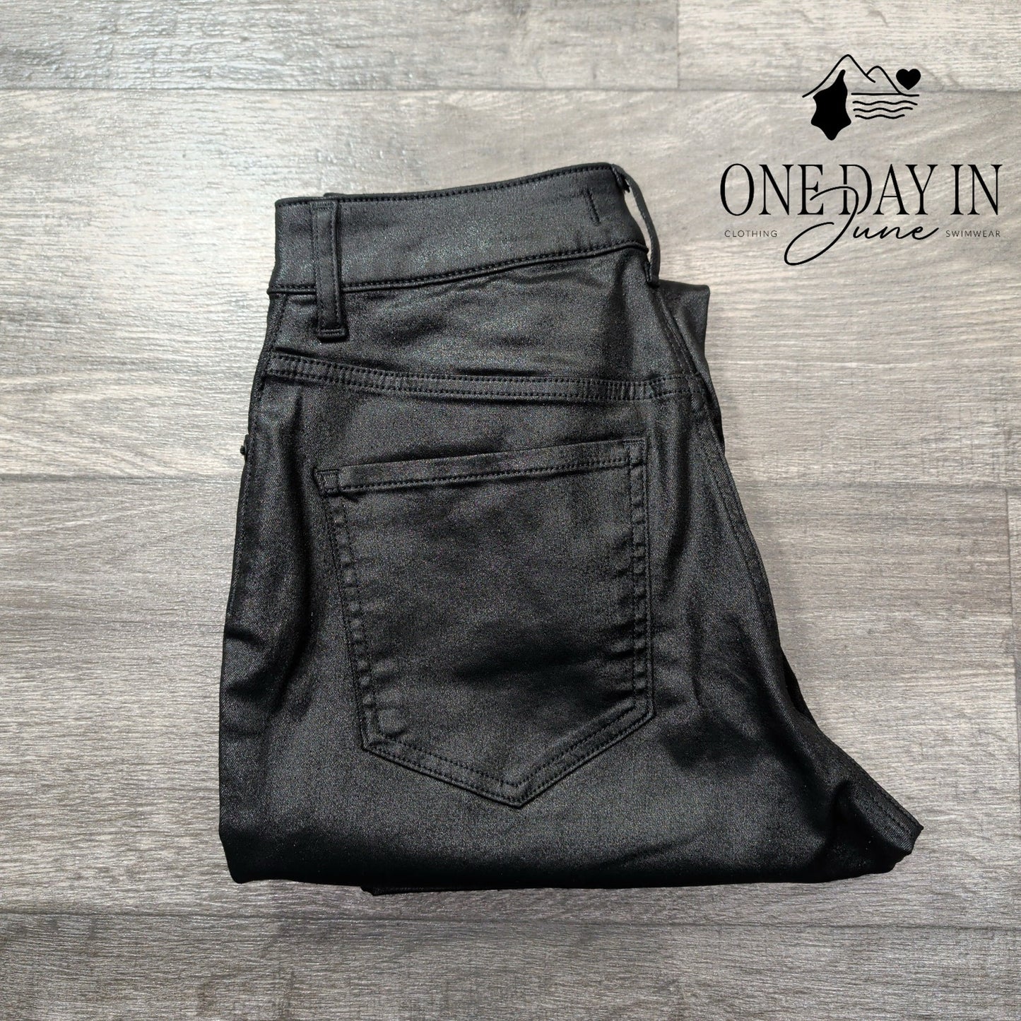 Express Curvy Skinny Ankle Coated Denim Jeans Size 0 (25)