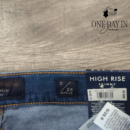 Lucky Brand Bridgette High Rise Skinny Jeans Size 0