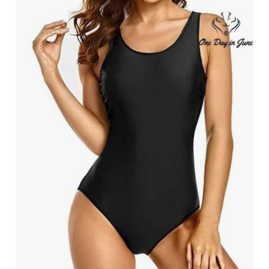 Tempt Me Criss Cross Back One Piece Swimsuit Size M