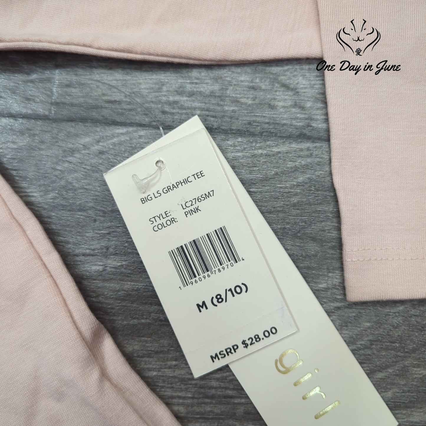 Madden Girl Long Sleeve Tee Shirt Size M