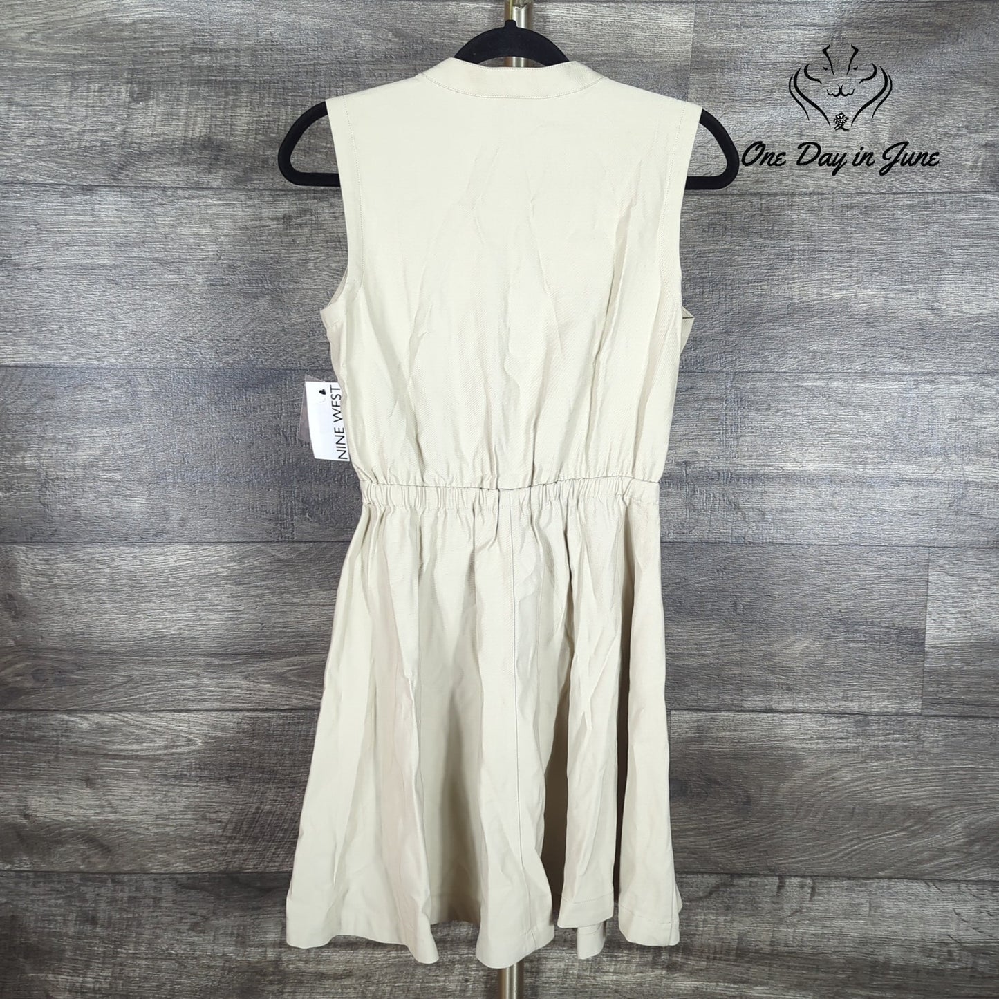 Nine West Sleeveless Tie Waist Dress Size S