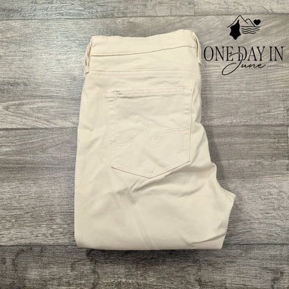 AG Adriano Goldschmied The Prima Cogarette Sateen Straight Pants Size 6 (28)