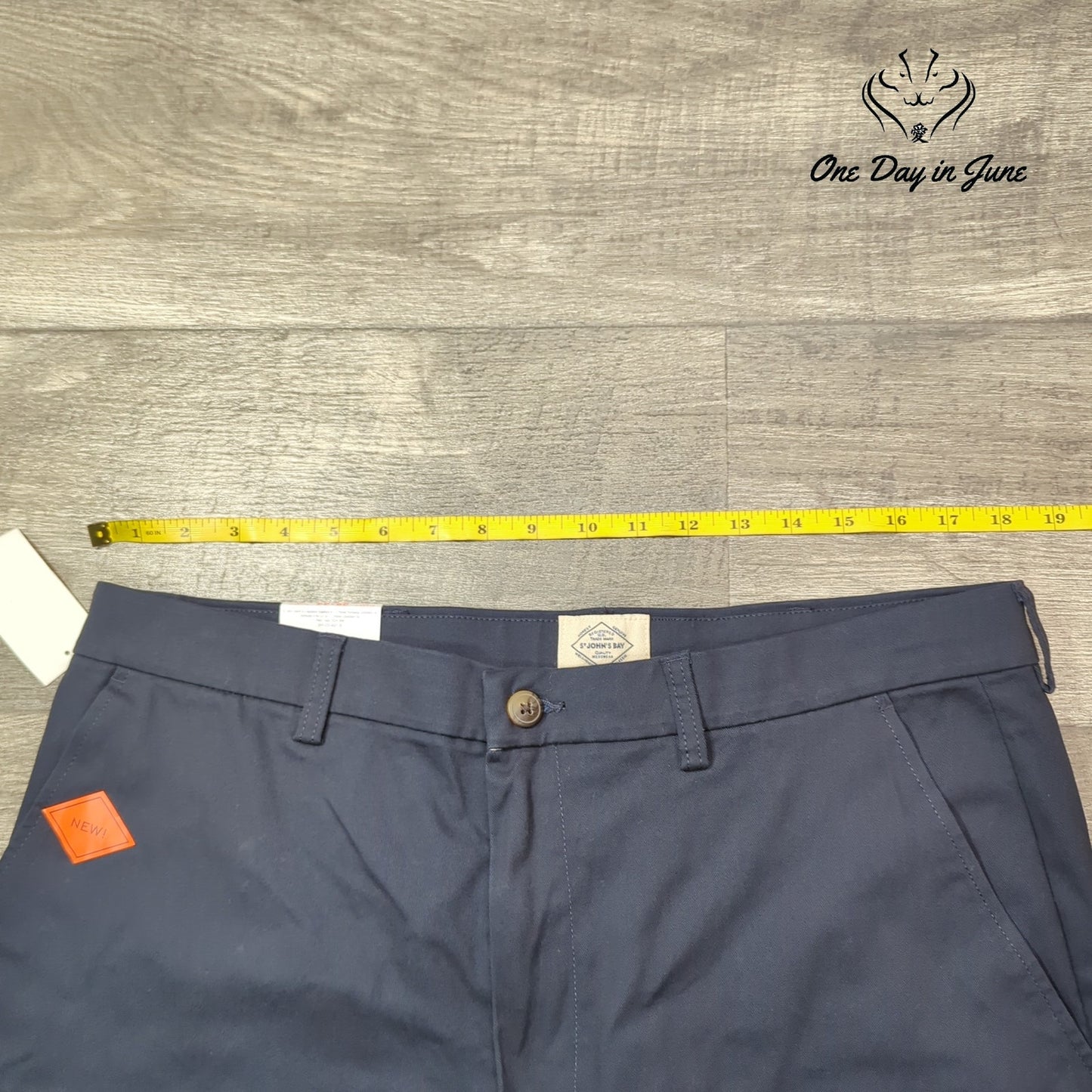 St. John's Bay Classic Fit Flat Front Pants Size 36X34