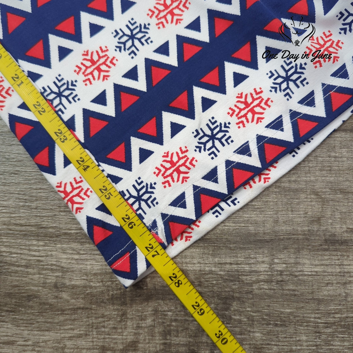 ZJCT Winter Snowflake Pajama Pants Red White Blue Fair Isle NWT Size L