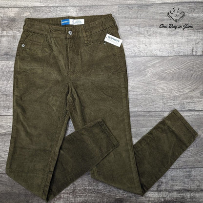 Old Navy Rockstar Super Skinny High Rise Corduroy Pants Size 0