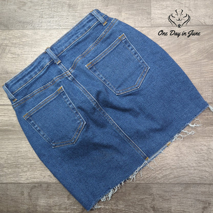 Just Quella Denim Mini Skirt Size S